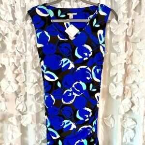 Halogen Blue Flower Dress
